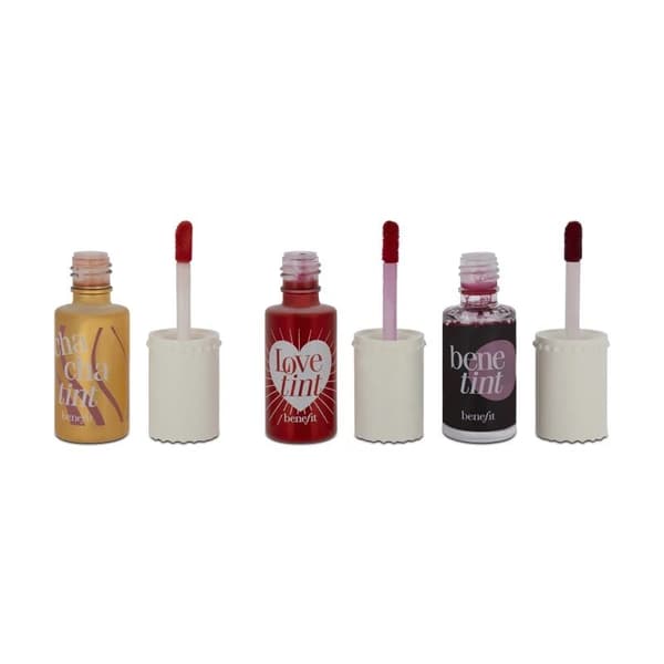 Benefit BeneTint LoveTint ChaChaTint Lip & Cheek Stain Set 3 x 6ml Full Size