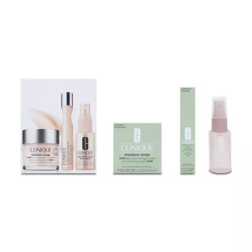 Clinique Moisture Surge Moisturiser All About Gift Set Eye Roll On Face Spray