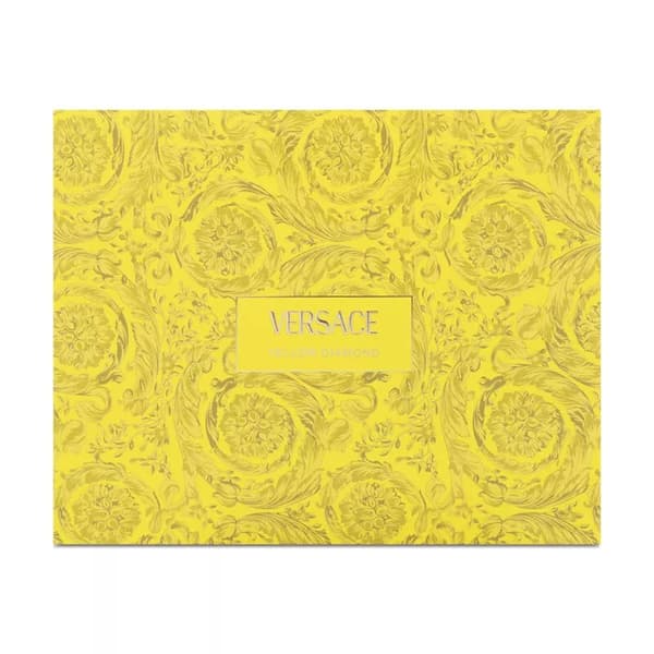 Versace Yellow Diamond 50ml Eau De Toilette Perfume Gift Set Shower Gel & Lotion