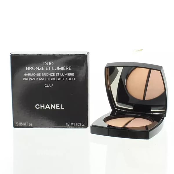 Chanel Bronzer Highlighter Duo Face Powder Bronze Et Lumiere Light Clair -
