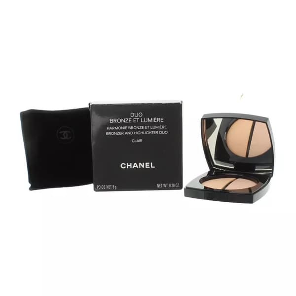 Chanel Bronzer Highlighter Duo Face Powder Bronze Et Lumiere Light Clair -