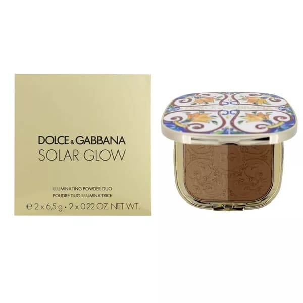 Dolce & Gabbana Highlighter Solar Glow Illuminating Powder Duo 4 Bronze Feeling