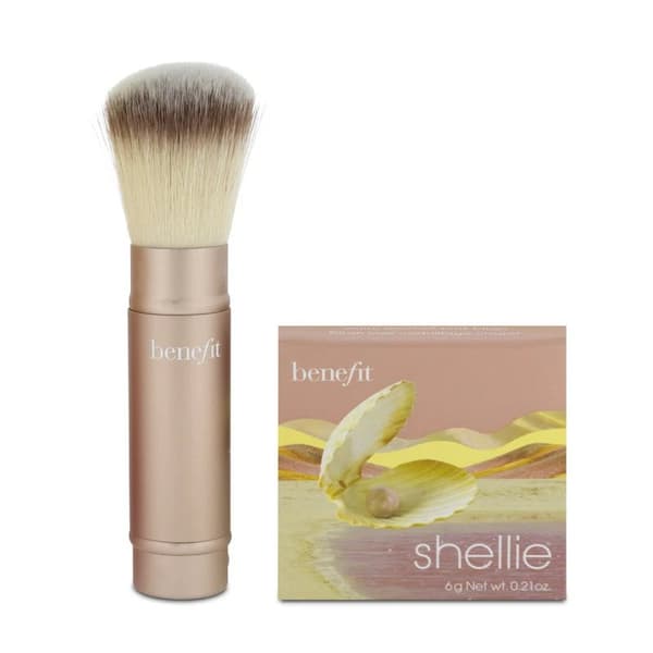 Benefit Shellie Blush & Brush Cheek-End Getaway Set 6g Blusher & Makeup Brush