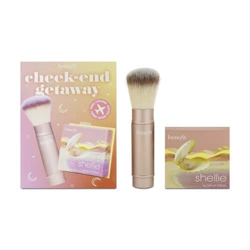 Benefit Shellie Blush & Brush Cheek-End Getaway Set 6g Blusher & Makeup Brush