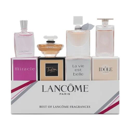 Lancome Miniature Perfume Gift Set Travel Fragrance 4 Pcs