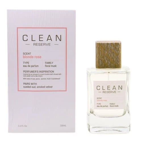 Clean Reserve Blonde Rose 100ml Eau De Parfum EDP Perfume Spray For Women