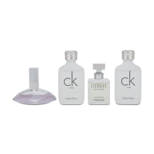 Calvin Klein Mini Perfume Gift Set Eternity Euphoria CK One Ladies Fragrances