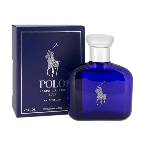 Ralph Lauren Polo Blue 75ml Eau De Toilette Spray For Men EDT For Him