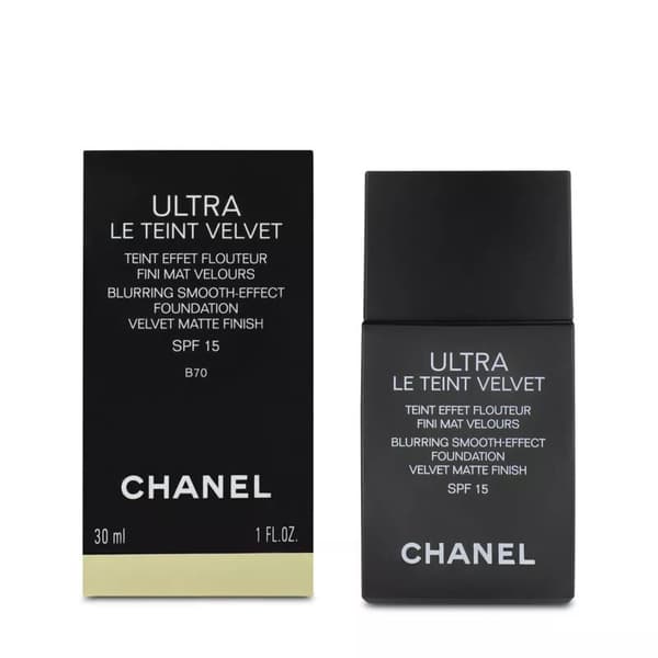 Chanel Ultra Le Teint Velvet Velvet Matte Finish Foundation B70 Natural Colour