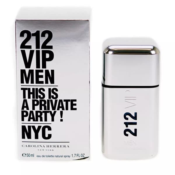NEW Carolina Herrera 212 VIP Men 50ml Eau De Toilette EDT Spray Men’s Fragrance