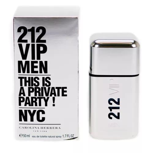 NEW Carolina Herrera 212 VIP Men 50ml Eau De Toilette EDT Spray Men’s Fragrance