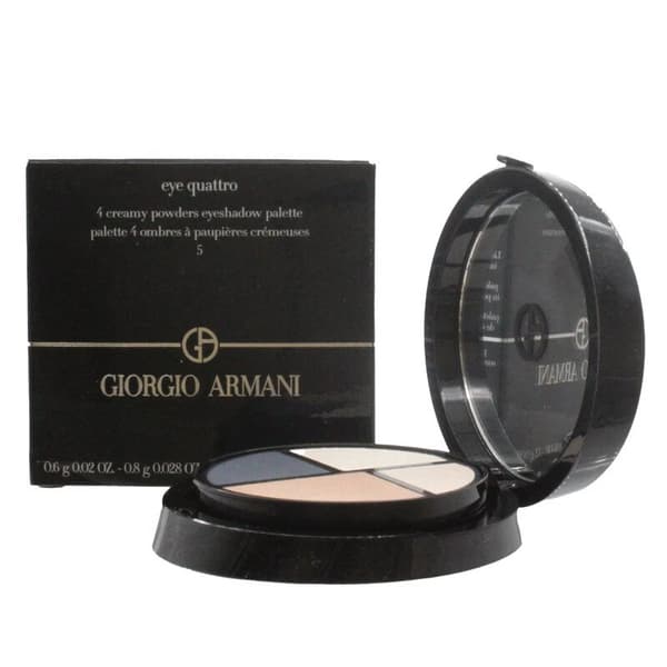 Giorgio Armani Blue Cream Eyeshadow Palette Eye Shadow 5 Paparazzi