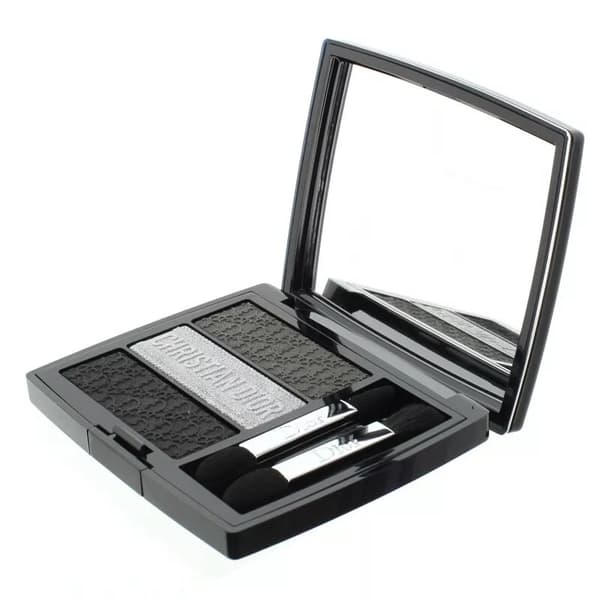Dior Silver Eyeshadow Palette 3 Colours Black Grey 053 Smoky Canvas Brand