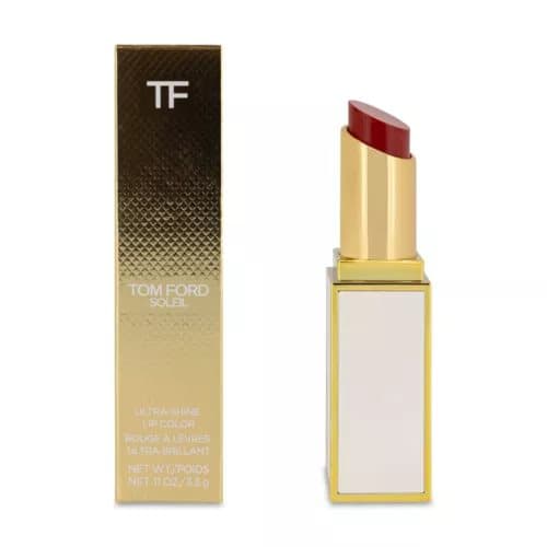 Tom Ford Soleil Ultra Shine Lip Colour Lipstick 08 Indulgent Red Glossy Shade