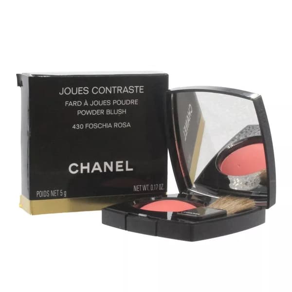 Chanel Pink Blush Blusher Joues Contraste Powder Makeup 430 Foschia Rosa Make Up