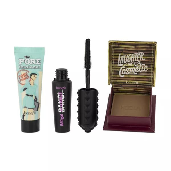 Benefit Icons Makeup Set Mini Hoola Bronzer Professional Primer BADgal Mascara