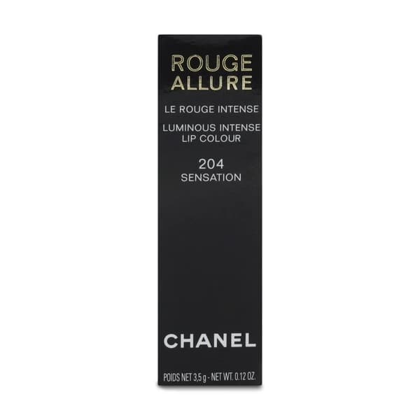 Chanel Rouge Lipstick 204 Sensation Allure Luminous Intense Lip Colour