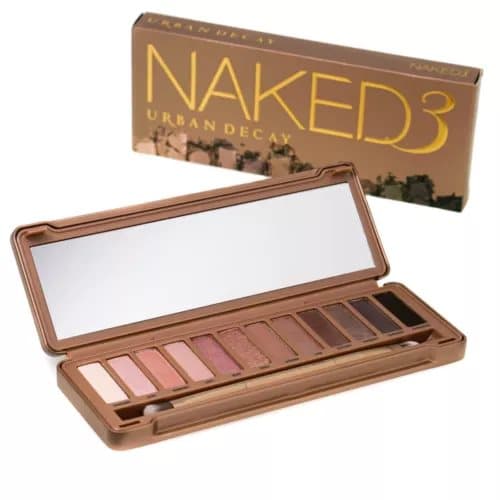 Urban Decay Eyeshadow Palette Naked 3 Eye Shadow Neutral Brown Nude Powders -NEW