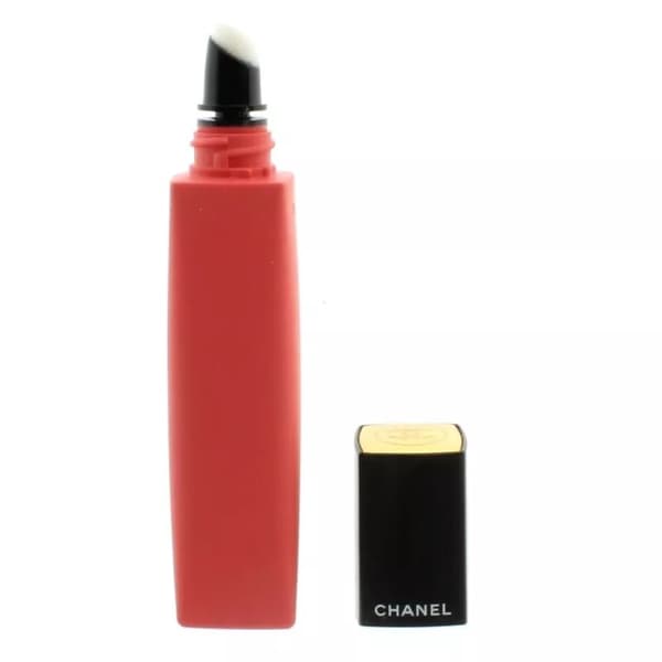 Chanel Coral Pink Lipstick Rouge Allure Liquid Powder 950 Plaisir Lip Stick