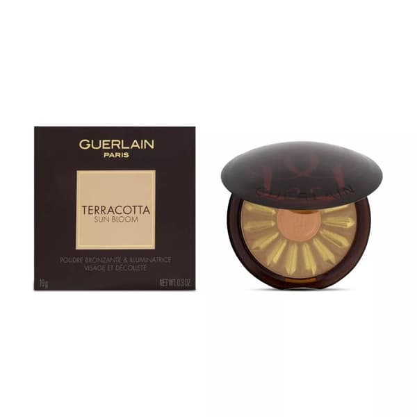 Guerlain Terracotta Sun Bloom Bronzing & Illuminating Face Powder Matte Shimmer