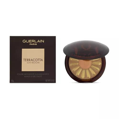 Guerlain Terracotta Sun Bloom Bronzing & Illuminating Face Powder Matte Shimmer