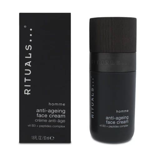 Rituals Mens Face Cream Homme Anti-Aging 50ml Anti-Ageing Facial Moisturiser