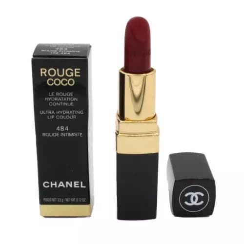 Chanel Berry Lipstick Rouge Coco Ultra Hydrating Lip 484 Rouge Intimiste -