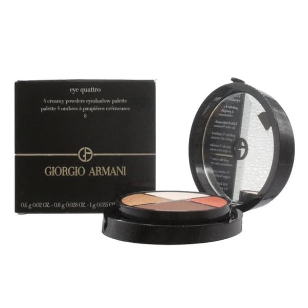 Giorgio Armani Eyeshadow Palette Eye Quattro 08 Festival Orange Brown Shadow