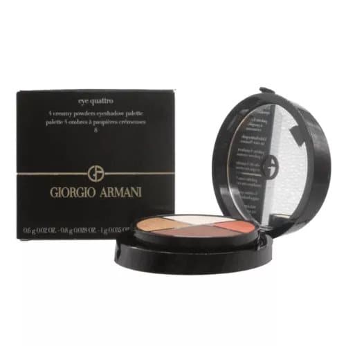 Giorgio Armani Eyeshadow Palette Eye Quattro 08 Festival Orange Brown Shadow