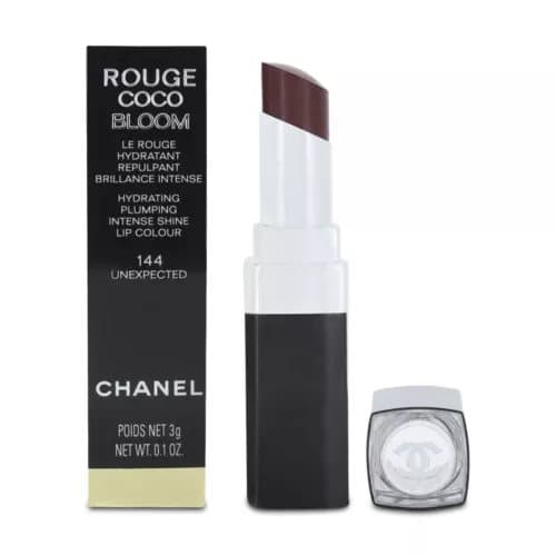 Chanel Rouge Coco Bloom Hydrating Plumping Intense Red Lipstick 144 Unexpected