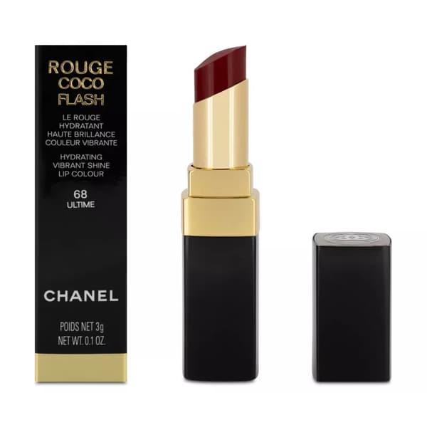 Chanel Rouge Coco Flash Hydrating Vibrant Shine Colour 68 Ultime Red Lipstick