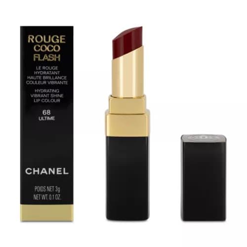 Chanel Rouge Coco Flash Hydrating Vibrant Shine Colour 68 Ultime Red Lipstick