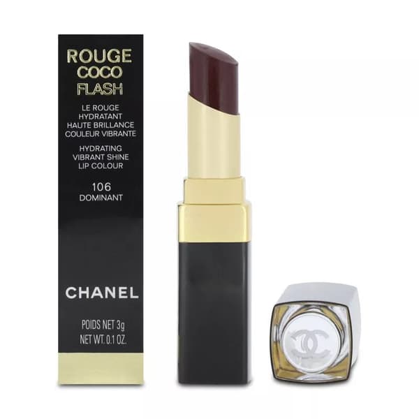 Chanel Rouge Coco Flash Vibrant Shine Lip Colour 106 Dominant Matte Red Lipstick