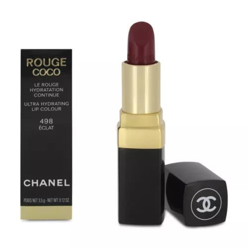 Chanel Rouge Coco Ultra Hydrating Lip Colour 498 Eclat Rose Pink Matte Shine