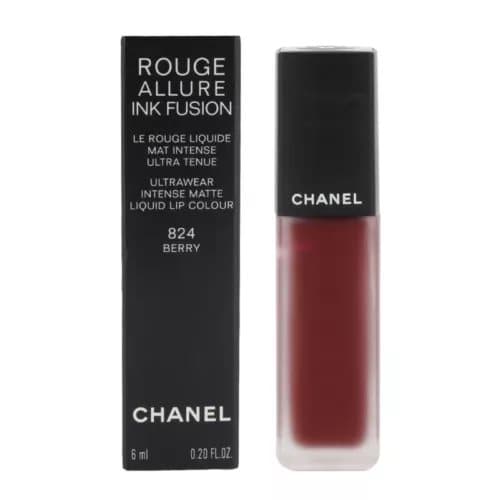 Chanel Red Liquid Lipstick Rouge Allure Ink Fusion Intense Matte 824 Berry 6ml