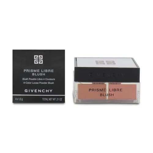 Givenchy Prisme Libre Blush 6 Flanelle Rubis 4 Colour Loose Powder Blusher