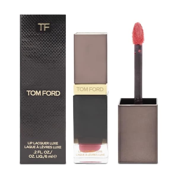 Tom Ford Pink Liquid Lipstick Lip Lacquer Luxe Glossy Lip 05 Unzip Vinyl 6ml