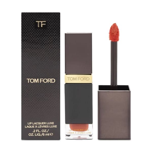 Tom Ford Red Liquid Lipstick Lip Lacquer Luxe Glossy Lip 06 Knockout Vinyl 6ml