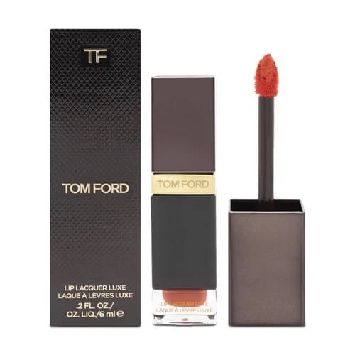 Tom Ford Red Liquid Lipstick Lip Lacquer Luxe Glossy Lip 06 Knockout Vinyl 6ml