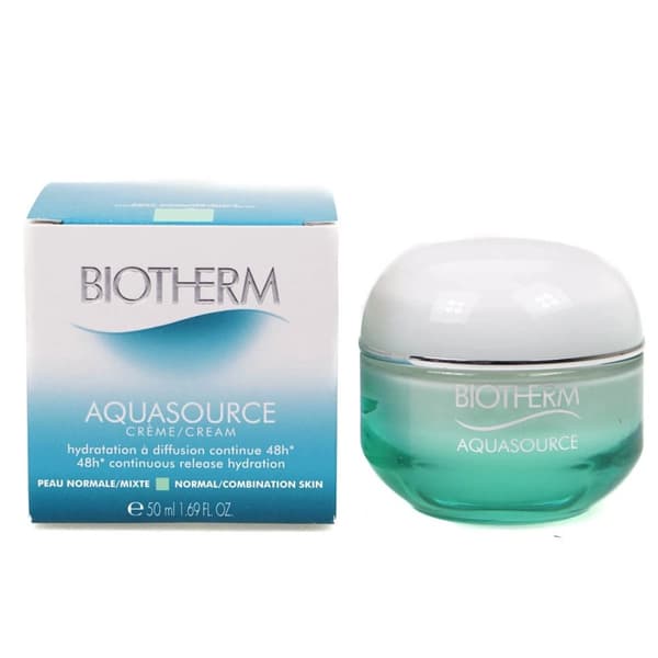 Biotherm Aquasource Moisturising Cream 50ml 48h Hydration Normal Combination