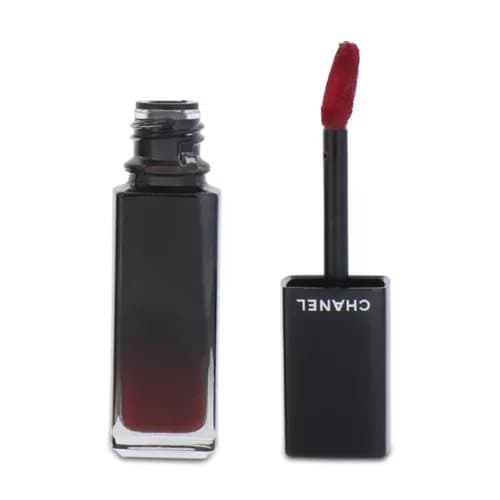 Chanel Red Liquid Lipstick Rouge Allure Laque Shiny Lip 86 Rouge Captivant