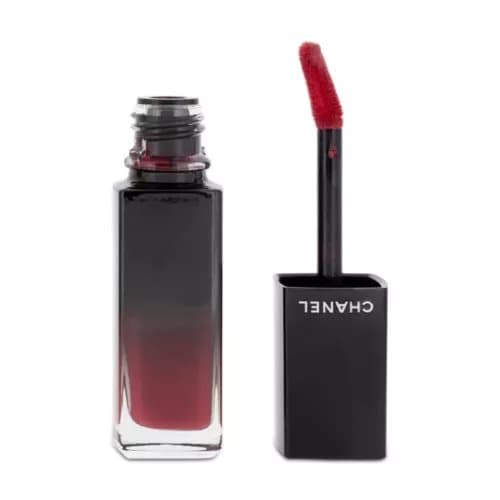 Chanel Red Liquid Lipstick Rouge Allure Laque Shiny Lip Colour 70 Immobile