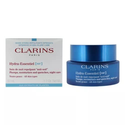 Clarins Hydra-Essentiel Night Cream Hydrating 50ml Overnight Moisturiser