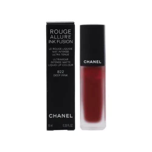 Chanel Rouge Allure Pink Lipstick Ink 822 Deep Matte Intense Liquid Lip Colour