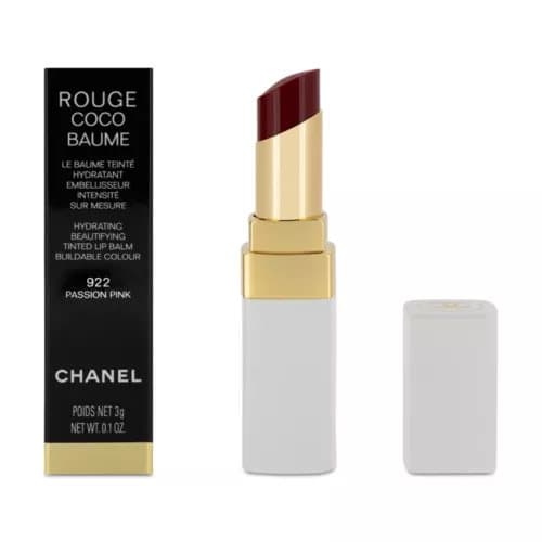 Chanel Rouge Coco Baume Tinted Lip Balm 922 Passion Pink Moisture Lip Care
