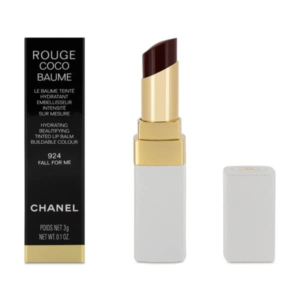 Chanel Rouge Coco Baume Tinted Lip Balm 924 Fall For Me Red Tint Lip Colour Care