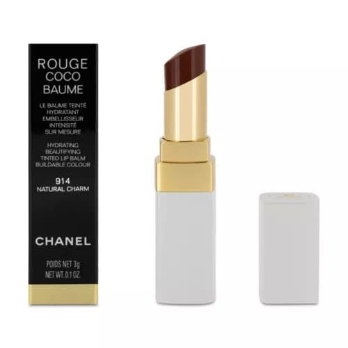 Chanel Rouge Coco Baume Tinted Lip Balm 914 Natural Charm Neutral Pink Lip Care