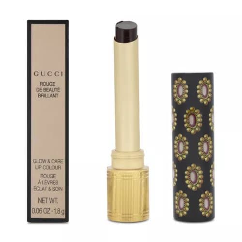 Gucci Lipstick Glow & Care Lip Colour Jody Wild Mauve 714 1.8g