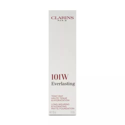 Clarins Everlasting Matte Long Wearing Foundation 101W Linen 30ml