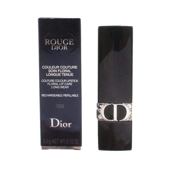 Dior Red Rouge Lipstick Couture Colour Floral Lip Care Longwear 999 Metallic